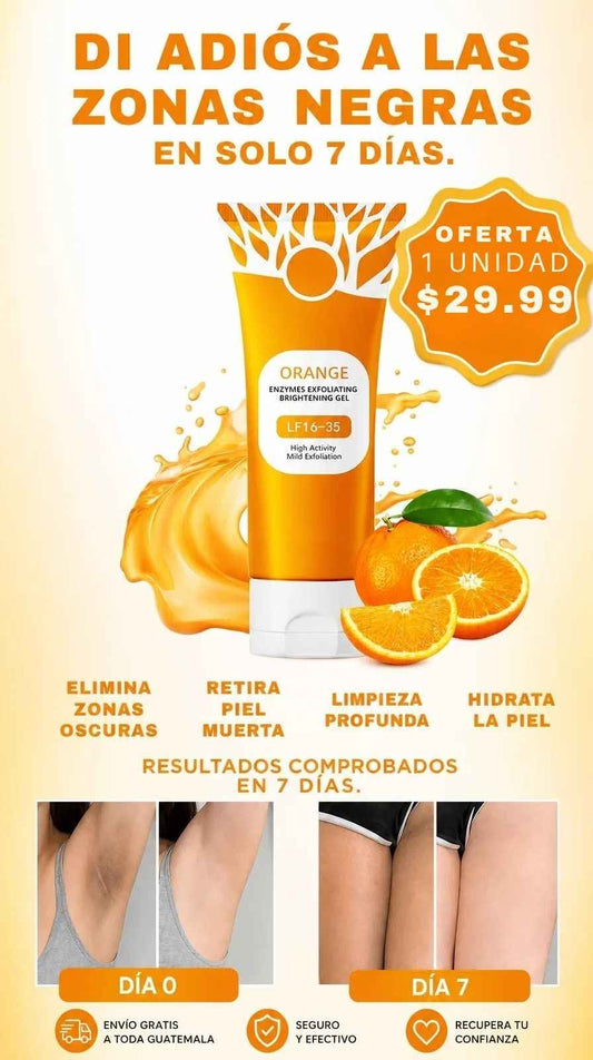 ORANGE GEL BLANQUEADOR EXFOLIANTE - EL ORIGINAL
