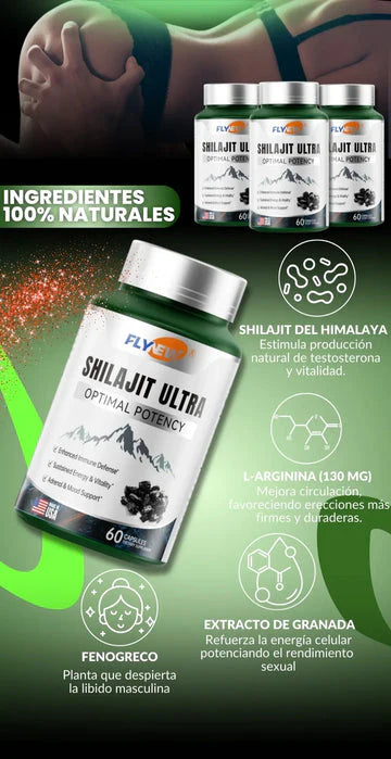 SHILAJIT ULTRA® El secreto de los africanos para aumentar el tamaño y rendir más ORIGINAL