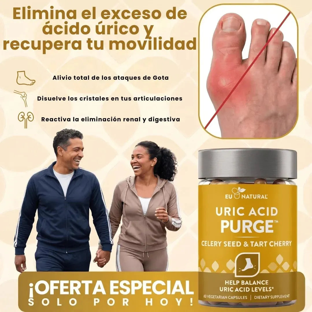 VitalUrge® Elimina el ácido úrico
